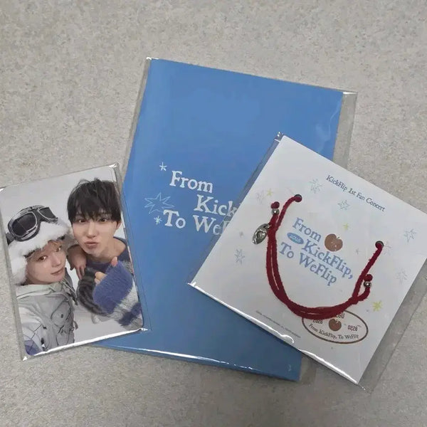 [BUNJANG] Kickflip Daegu Fancon Bundle Set Bracelet, Entry Photocard, WeFlip Zone Photocard / 킥플립 대구 팬콘 팔찌 입장포카 위플립존 일괄