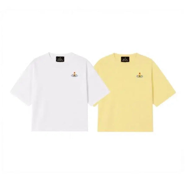 [BUNJANG] Vivienne Westwood Cropped Short Sleeve T-Shirt / #(정품/새상품)비비안 크롭 반팔티 판매합니다~