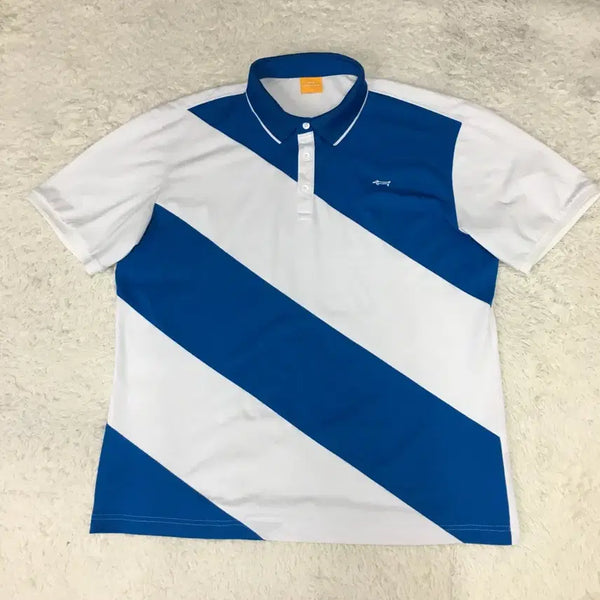[BUNJANG] Louis Castel Kara Neck Short Sleeve T-shirt XL / 루이까스텔 카라넥 반팔티 만원샵 GG24