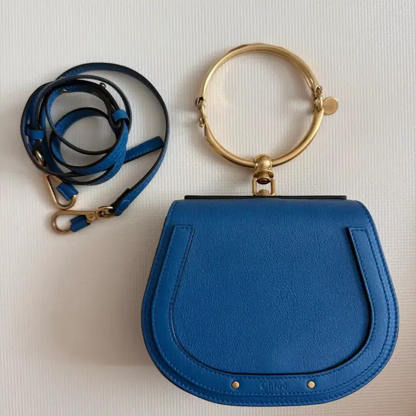 [BUNJANG] Chloé Nile Bag Small Blue / 끌로에 나일백 스몰 블루