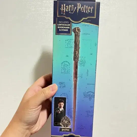 [BUNJANG] Harry Potter Wand Pen, Lenticular Bookmark, and Stand Set / 해리포터 지팡이 펜 렌티큘러 북마크 스탠드 포함