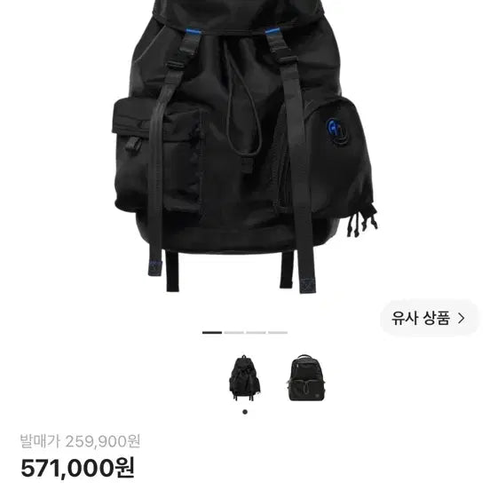 [BUNJANG] Ader Error x Zara Backpack Black / 아더에러 x 자라 백팩 블랙
