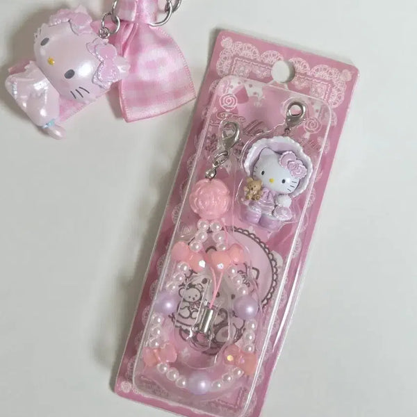 [BUNJANG] Classic Kitty Novara Lolita Strap & Figure Keychain / 고전키티 노바라 로리타 스트랩 고전키티 피규어 키링