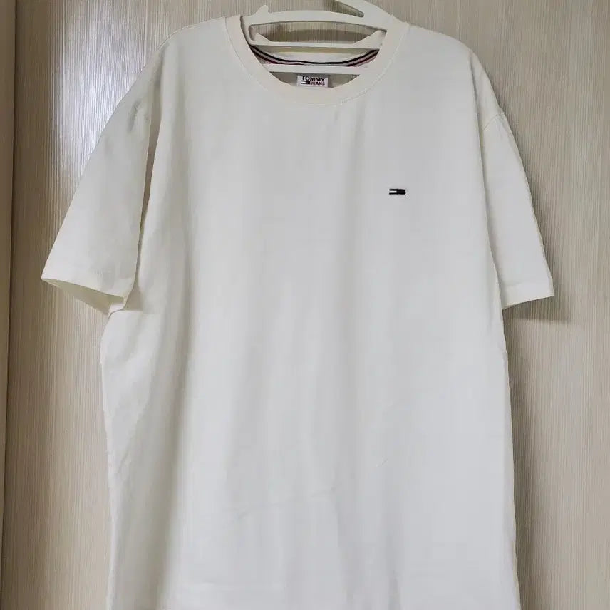 [BUNJANG] Tommy Jeans White Short Sleeve T-Shirt / 타미진스  화이트  반팔티