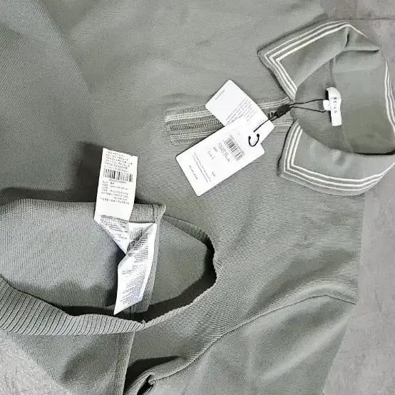 [BUNJANG] REISS Lace Short Sleeve Polo Knit L / 미착용 영국 REISS 레이스 반팔 카라 니트 L