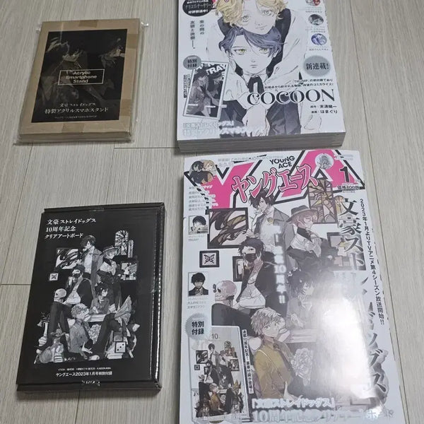 [BUNJANG] Bungo Stray Dogs Young Ace Magazine Vol. 23 (Jan) & Vol. 24 (Oct) / 문호 스트레이 독스 문스독 영에이스 팝니다