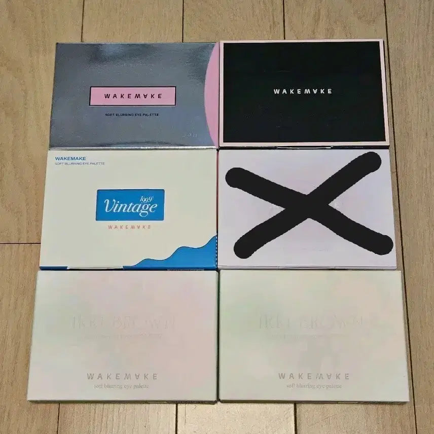 [BUNJANG] WAKEMAKE Soft Blurring Eye Palette / 웨이크메이크 하이 핑크 블랙 허쉬 탠저린 비치 폴 인 포그 멜로우 어텀 소프트 블러링 아이팔레트