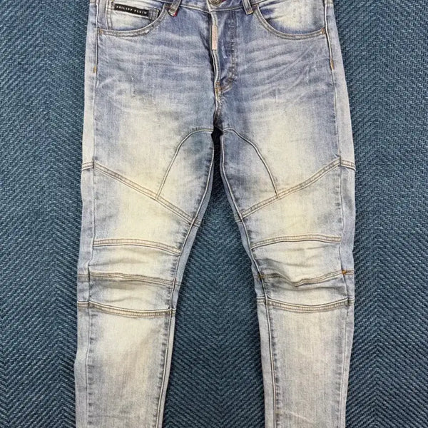 [BUNJANG] Philipp Plein Illegal Fight Club Super Straight Cut Denim Jeans / Philipp Plein일리걸 파이트 클럽 슈퍼 스트레이트 컷 데님