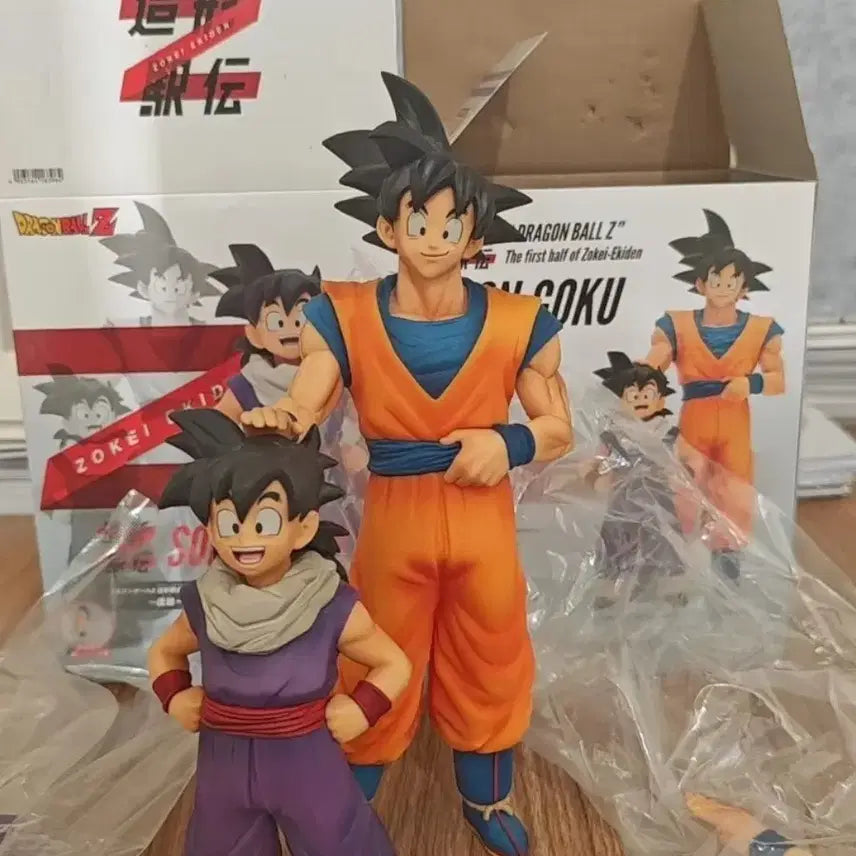 [BUNJANG] Dragon Ball Zokei Rekketsu Goku & Gohan Father and Son Figure Set / 드래곤볼 조형역전 손오공 손오반 부자 피규어