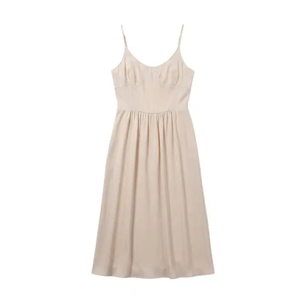[BUNJANG] WZ Ivory Sleeveless Maxi Dress (Women's 3XL) / 여성3XL/ WZ 아이보리 나시 원피스 5-16