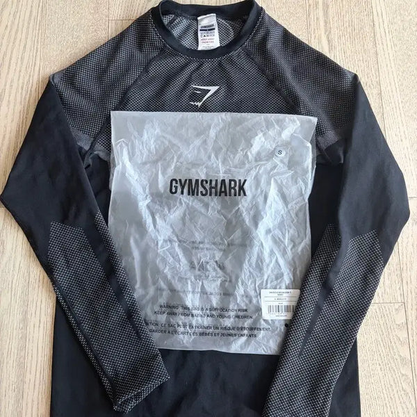 [BUNJANG] Gymshark Onyx V5 Long Sleeve Black S / 짐샤크 오닉스 v5 롱슬리브 S