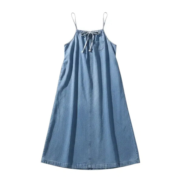 [BUNJANG] DDAN Light Wash Denim Sleeveless Dress / 여성F/ DDAN 연청 데님 나시원피스 5-17