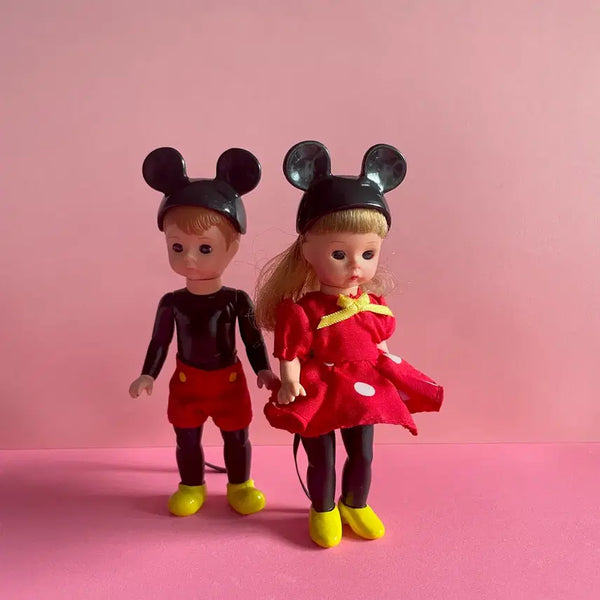 [BUNJANG] Disney Mickey & Minnie Mouse 2004 Couple Vintage Dolls / 2004s/미국빈티지맥토이미키미니빈티지인형 커플셋트RARE