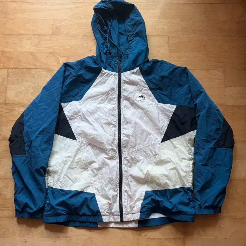 [BUNJANG] Nike Heritage Windbreaker Jacket Blue L / 나이키 헤리티지 바람막이 L