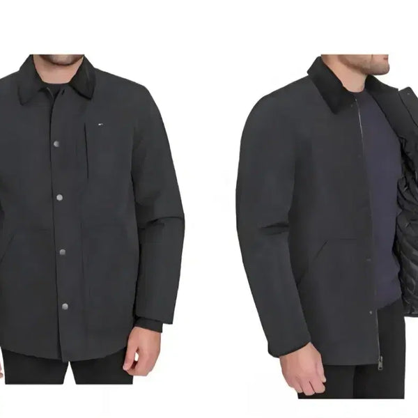 [BUNJANG] Tommy Hilfiger Men's Quilted Lining Jacket Black / 새상품)타미힐피거 남성 자켓