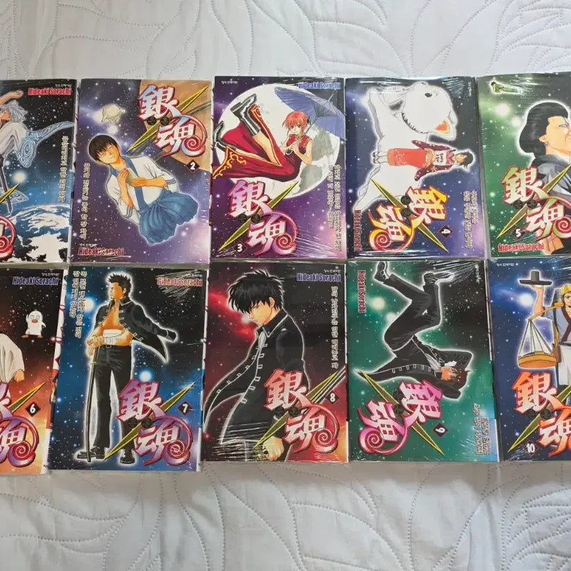 [BUNJANG] Gintama Manga Volume 1-10 Sealed Bundle Set / 은혼 만화책 1권~10권 미개봉 일괄판매