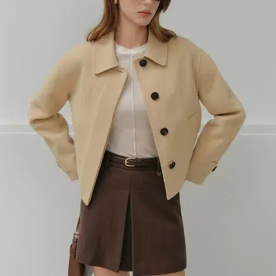 [BUNJANG] Lookast Bank Coat M Size / 새상품)룩캐스트 반코트 새상품