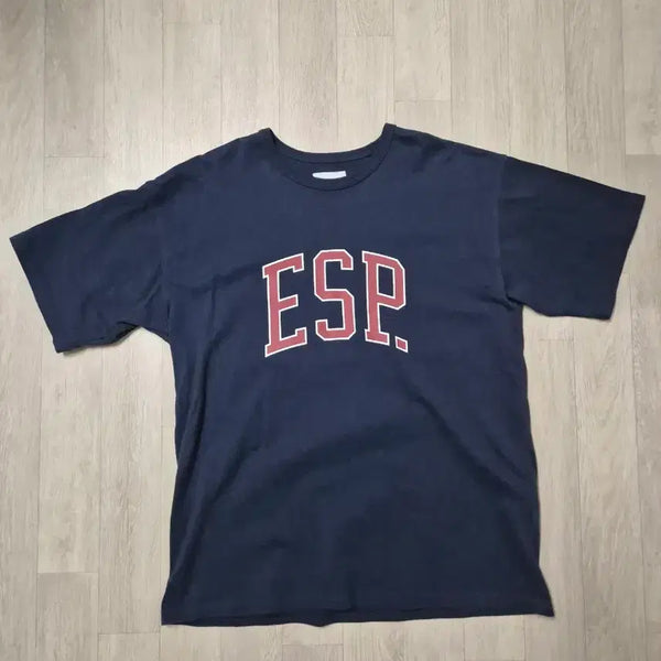 [BUNJANG] ESPIONAGE ESP Logo Short-Sleeve T-Shirt (Navy / M) / 에스피오나지 ESP 로고 반팔티 (네이비 / M)