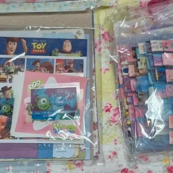 [BUNJANG] Classic Stationery Kitty, Disney Pixar Toy Story Deco Tape & Sticker Bundle Set / (문구점 다꾸 대폭정리 일괄)고전 문구 키티,디즈니 픽사 토이스토리 다꾸 마테 스티커