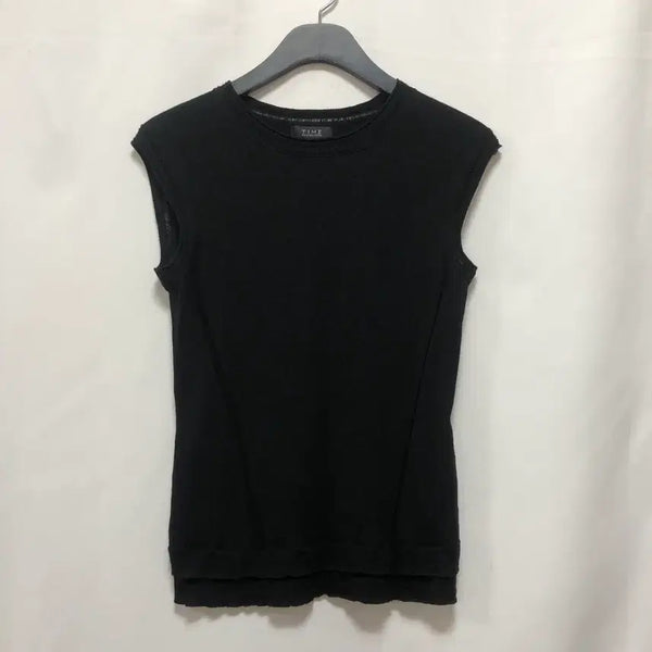 [BUNJANG] Time (by Hanseom) Black Sleeveless Top - Size 90 (Fits 55) / 한섬 타임 모 블랙 민소매 나시(90사이즈 55가능)
