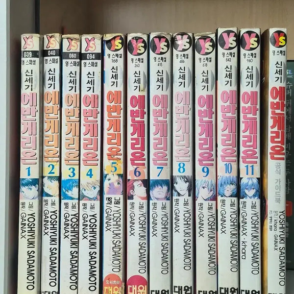 [BUNJANG] Neon Genesis Evangelion Manga (First Edition) Vol. 1-11 + Guidebook / 구판)신세기 에반게리온 만화책