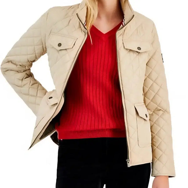 [BUNJANG] Tommy Women Quilted Zip-Up Jacket / 새상품)타미 우먼 퀼티드 집업자켓 새상품