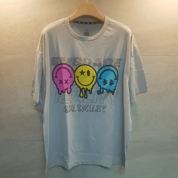 [BUNJANG] SMILEY Relaxed Fit T-Shirt / SMILEY. 릴렉스핏. 반팔티