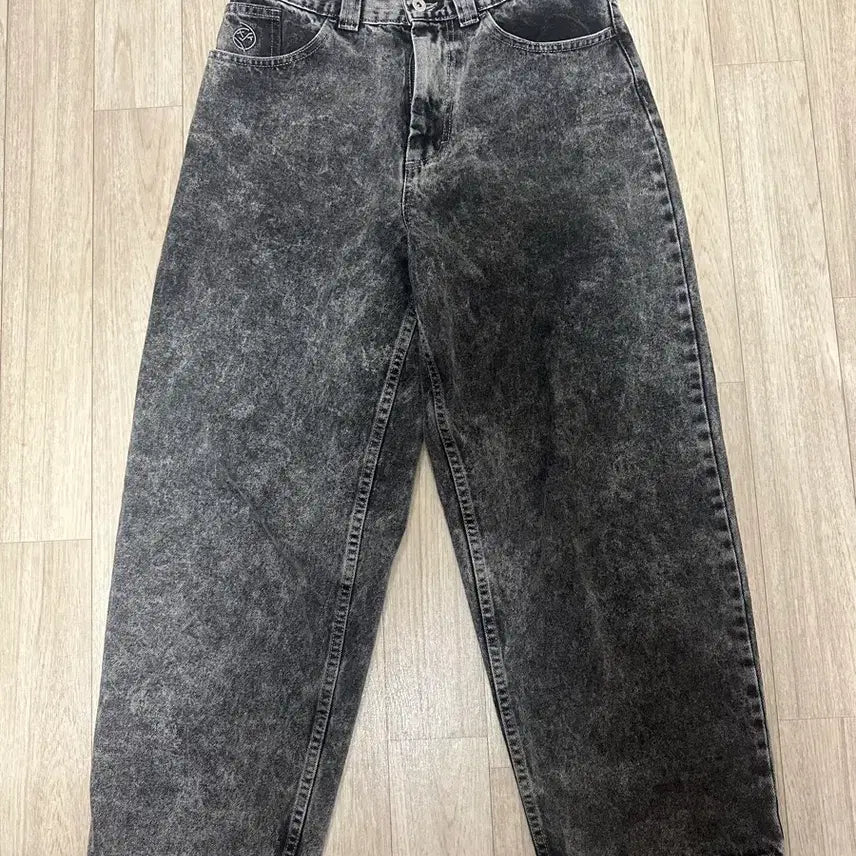 [BUNJANG] Polar Skate Big Boy Jeans Black Acid Black Silver Black / [S] 폴라스케이트 빅보이 진 흑청 실버블랙 애시드 블랙