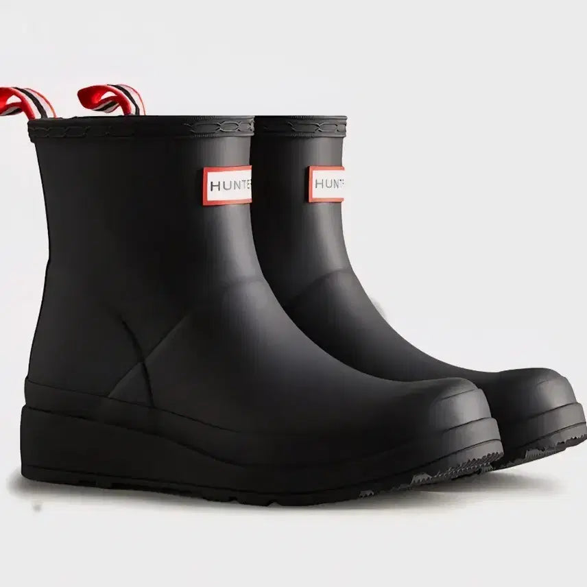 [BUNJANG] Hunter Original Play Short Rain Boots Black (Size 240) / 새상품)헌터 레인부츠 새상품