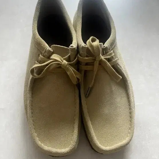 [BUNJANG] Clarks Wallabee Suede Beige Shoes / 클락스 월라비 스웨이드 베이지 신발