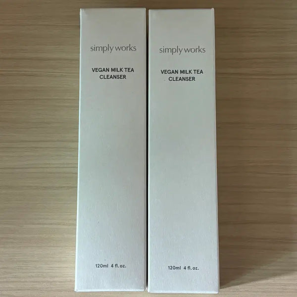 [BUNJANG] Simplyworks Vegan Milk Tea Cleanser 120ml / 심플리웍스 비건 밀크티 클렌저 120ml