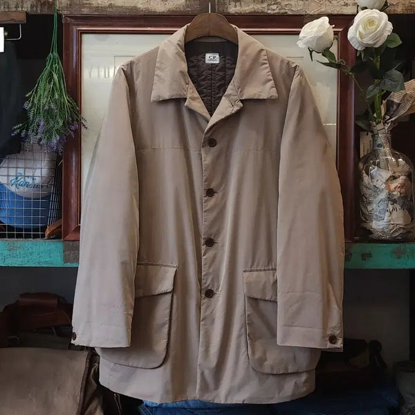 [BUNJANG] CP Company 90s Padded Safari Car Coat / 90s 씨피컴퍼니 카코트 싱글코트 패디드 사파리 코트 100