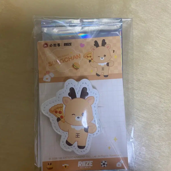 [BUNJANG] NCT Doyoung Pizza Hut MD Hairpin + Photocard / 중국 피자헛 MD 머리핀+포카 (성찬)
