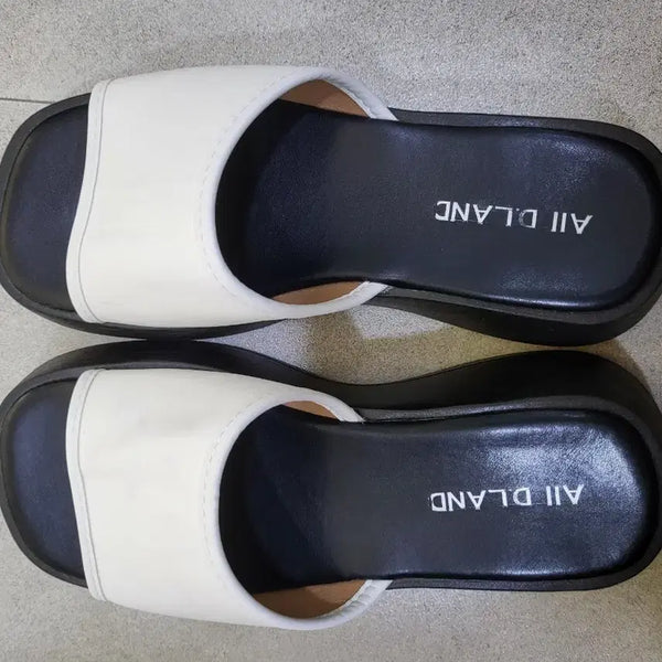 [BUNJANG] Women's Platform Sandals Slippers Size 38 / 여성 통굽 샌들 슬리퍼 38사이즈