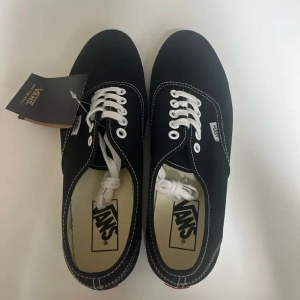 [BUNJANG] Vans Authentic Low Pro White Black Sneakers / 반스- 어센틱 로우프로 /화이트블랙