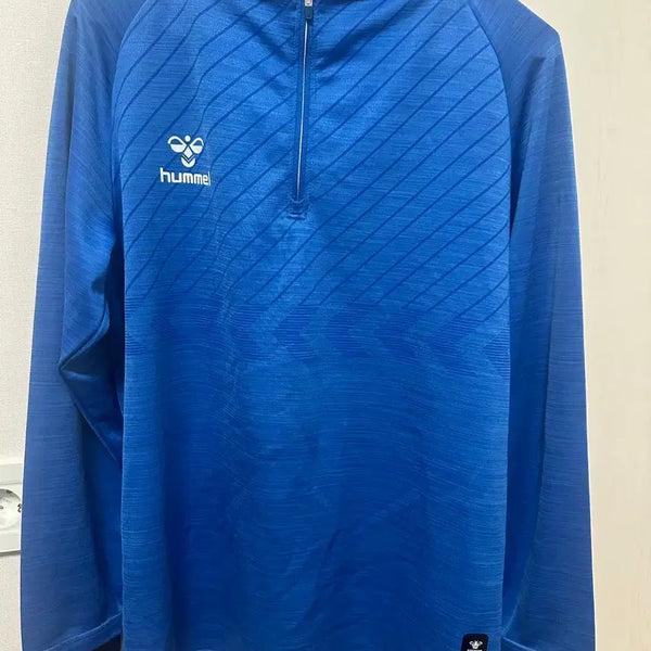 [BUNJANG] Hummel Half-Zip Training Top / 험멜 반집업 축구부 트레이닝복