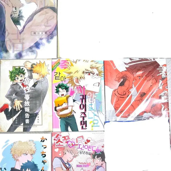 [BUNJANG] My Hero Academia Katsuki Bakugo & Izuku Midoriya Doujinshi Bundle Set / 나의 히어로 아카데미아 히로아카 바쿠고 미도리야 동인지 캇데쿠 타니쿠님 호듀님 회지 일괄