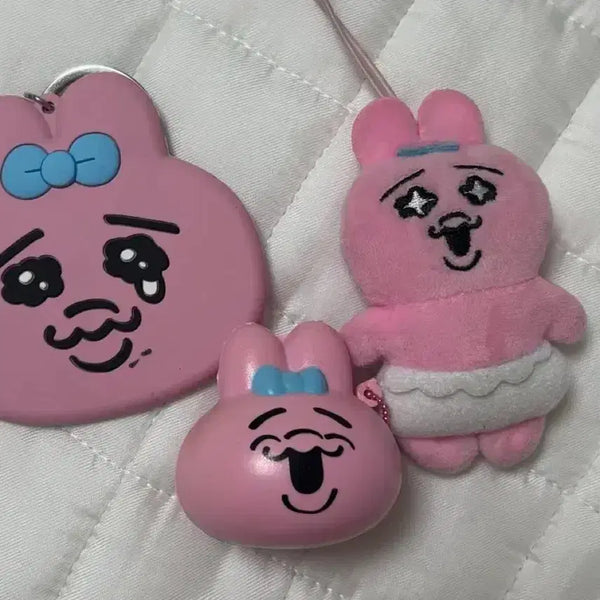 [BUNJANG] Japanese Gachapon Plush Toy & Squeeze Keychain Set / 일본 가챠에서 뽑은 인형과 스퀴시키링 판매합니다 !