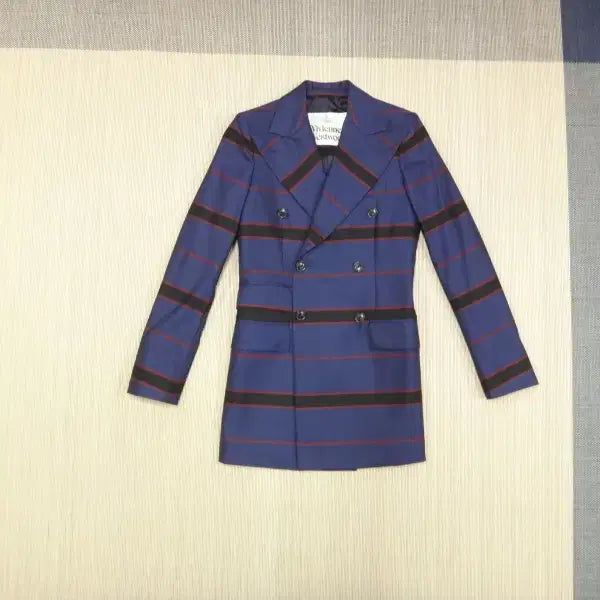 [BUNJANG] Vivienne Westwood Women's Wool Double-Breasted Jacket Navy / (40) 비비안웨스트우드 여성 울 더블자켓