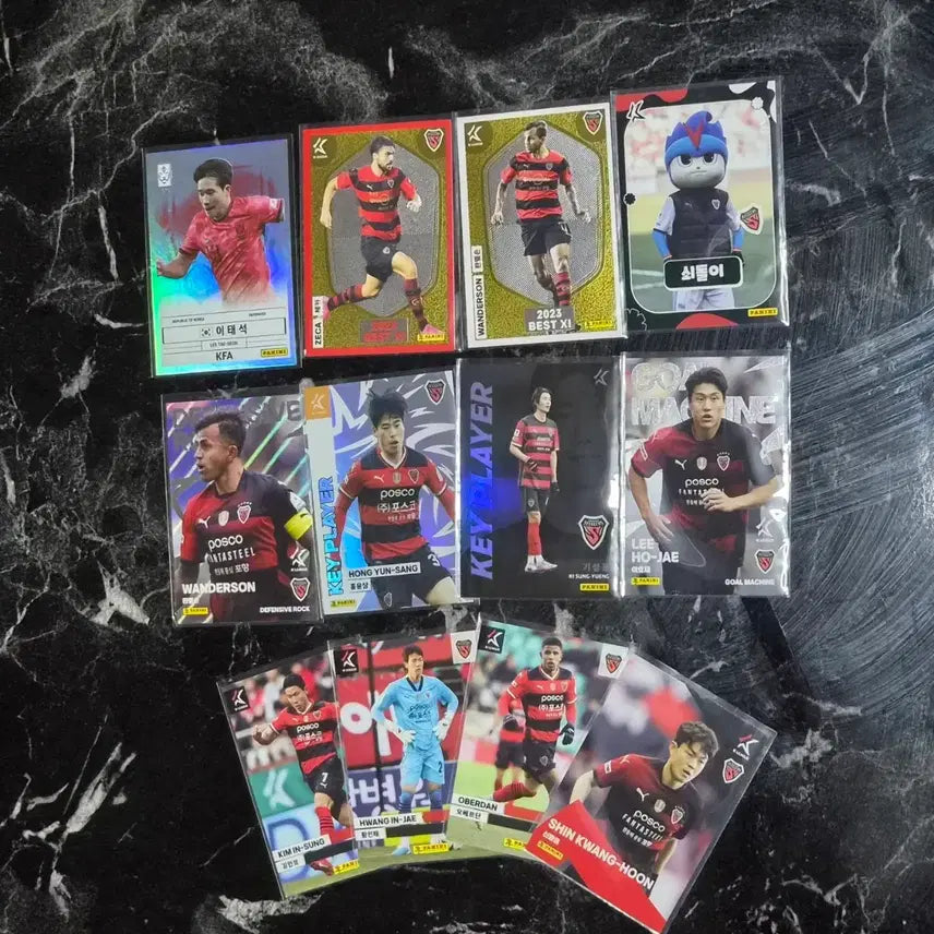 [BUNJANG] Panini K League Pohang Steelers Player Cards Bundle Set / 파니니 K리그 포항 스틸러스 선수 카드 일괄 판매