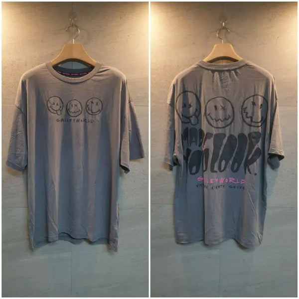 [BUNJANG] SMILEY WORLD Graphic T-Shirt / SMILEY WORLD 그래픽 티셔츠.