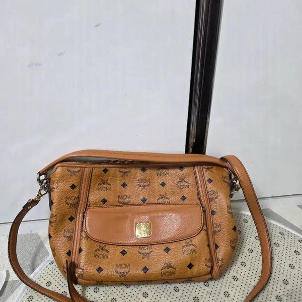[BUNJANG] MCM Visetos Shoulder Bag Brown / MCM 비세토스 숄더백 브라운