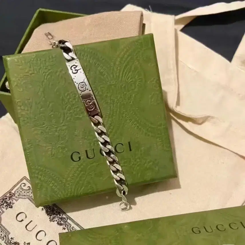 [BUNJANG] Gucci Chain Bracelet Silver Size 19 / 구찌 체인 팔찌 실버 19