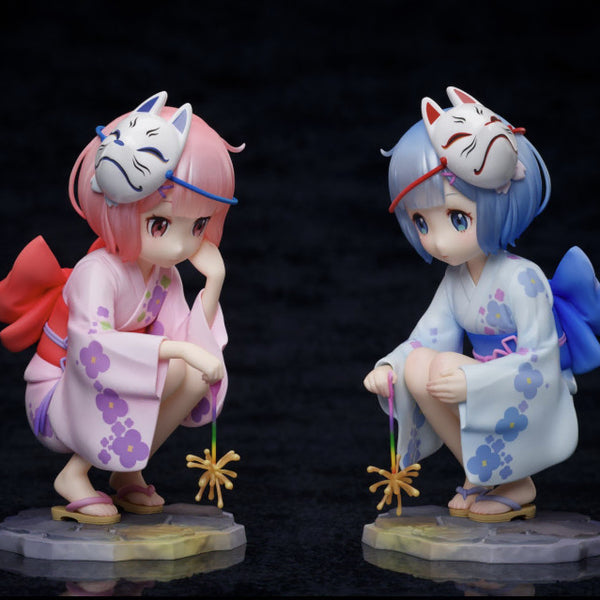 [BUNJANG] Re:Zero Ram & Rem - Summer Memories Ver. Figure (Sealed) / 미개봉)Re:제로 람 & 렘 -어린 여름의 추억-