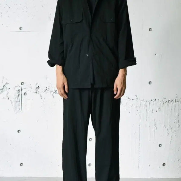 [BUNJANG] Comoli 22SS Cotton Oxford CPO Shirt & Drawstring Pants Set-up Size 3 / 22SS 코모리 코튼 옥스포드 셔츠 & 팬츠 셋업 3사이즈
