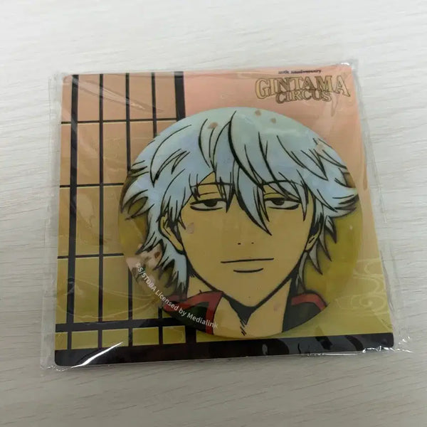 [BUNJANG] Gintama Gintoki Circus Pop-up Can Badge / 은혼 긴토키 캔뱃지 (서커스 팝업)