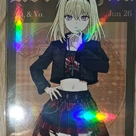 [BUNJANG] BanG Dream! x AAside Collaboration Cafe 40,000 KRW Purchase Bonus Postcard Uika/Dolores / 뱅드림 아베무지카 콜라보카페 4만원 구매특전 엽서 우이카/돌로리스