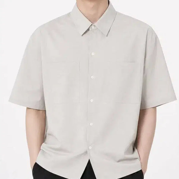 [BUNJANG] J.I.Q.E Two-Pocket Poly Shirt / 지이크 투포켓 폴리 셔츠 새제품. 무료배송