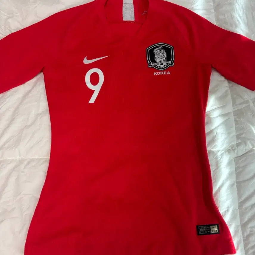 [BUNJANG] South Korea National Football Team Authentic Player-Worn Jersey - Lee Seung-woo / 대한민국 축구 국가대표 어센틱 유니폼 이승우 실착