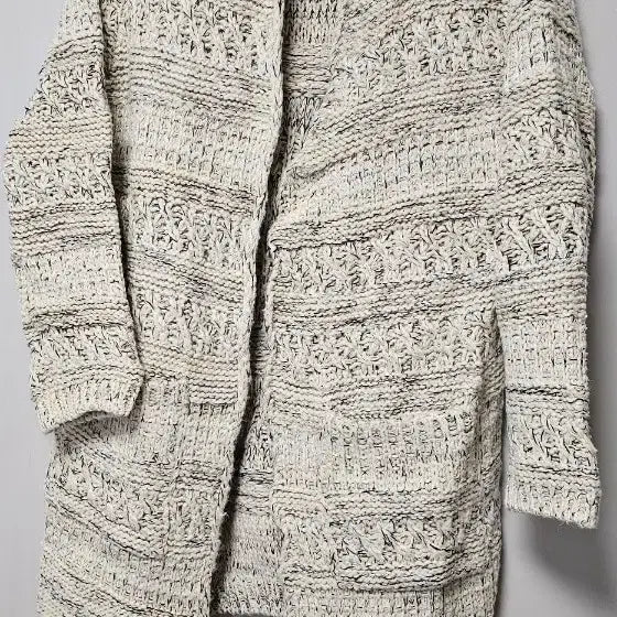 [BUNJANG] Women's Knit Cardigan Ivory/Black / 여성 니트 가디건 아이보리/블랙